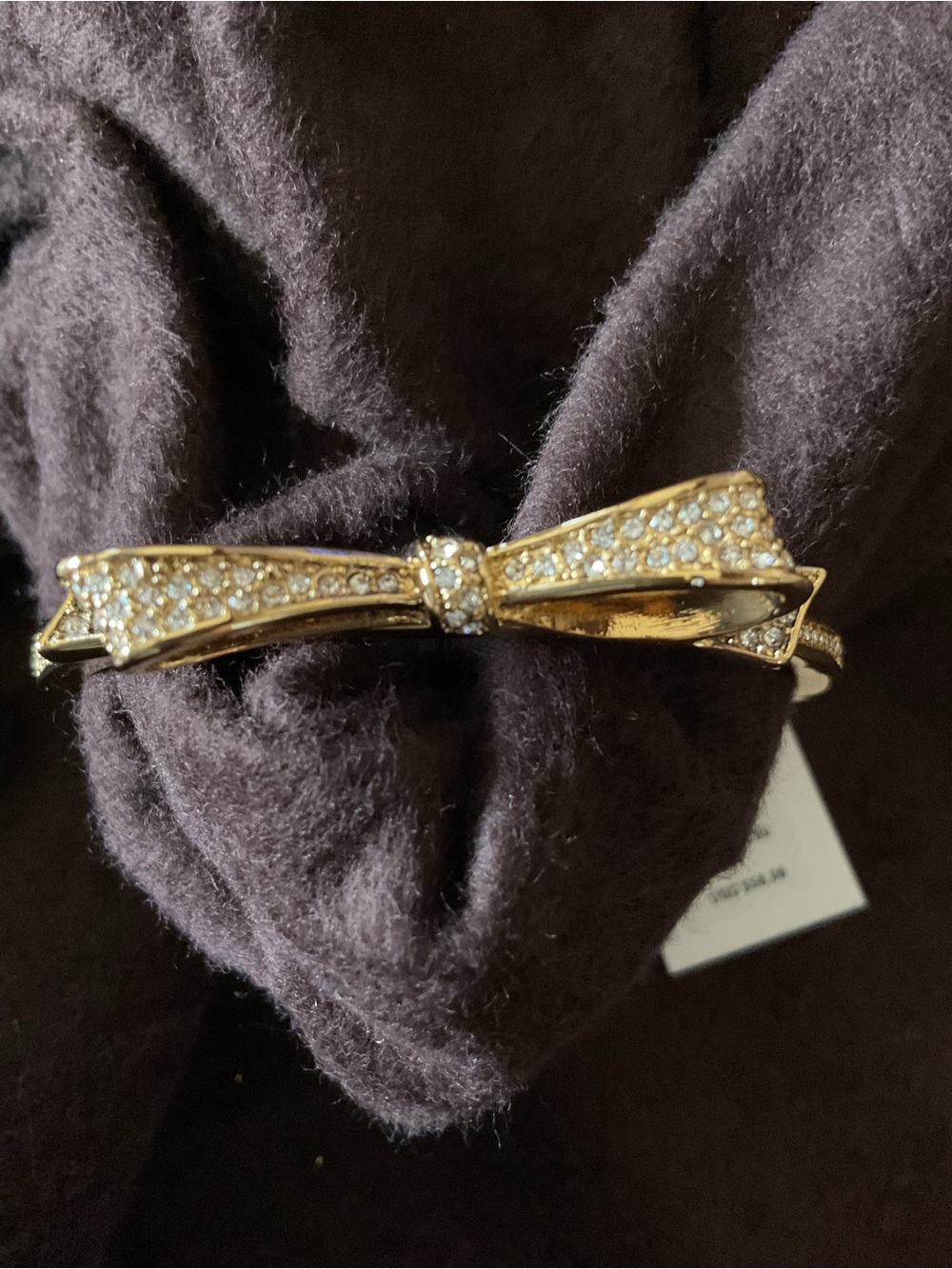 kate spade Gold Bow Bangle Bracelet